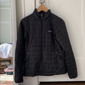 Patagonia black nanopuff jacket